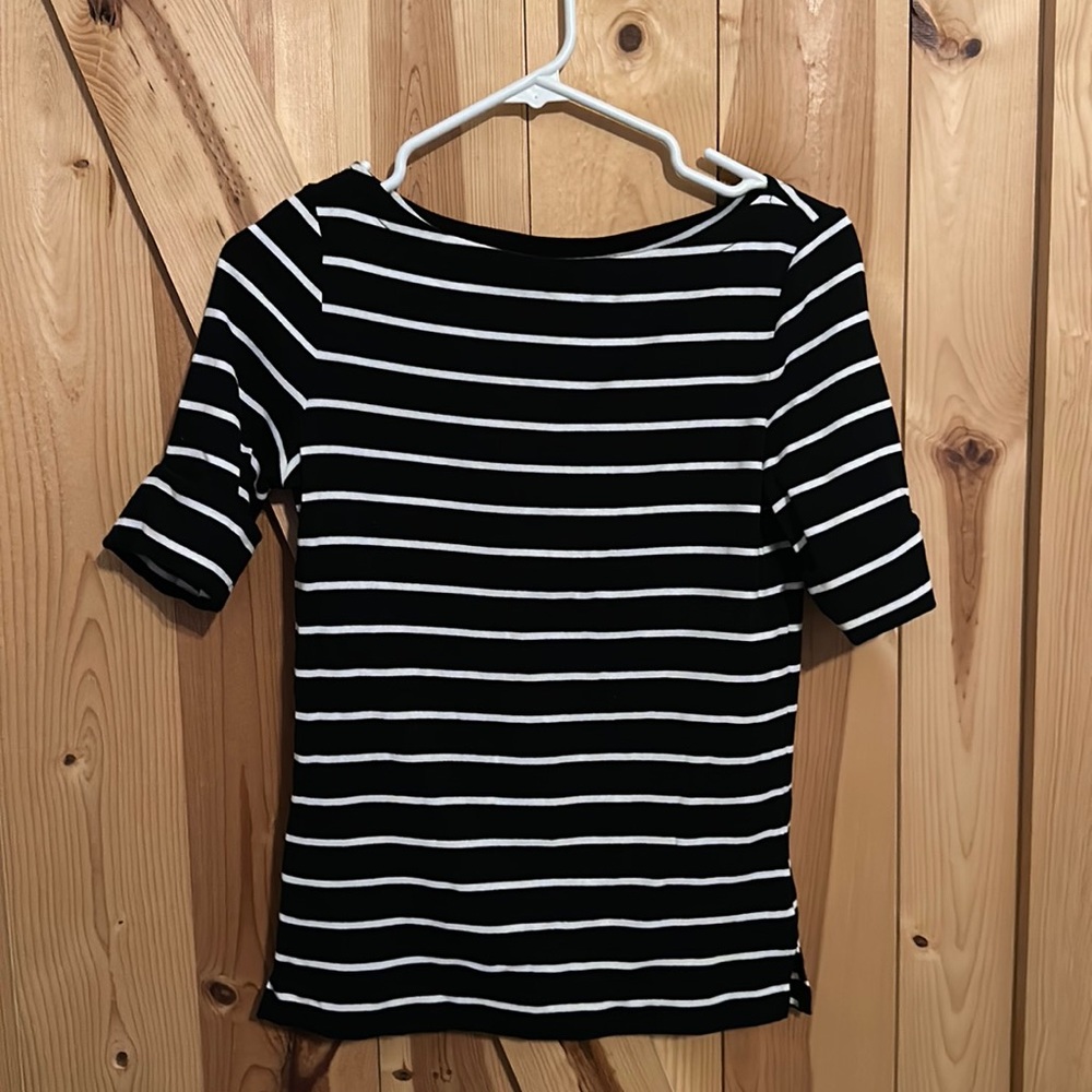 Women's size small Ralph Lauren striped 1/2 sleeve.